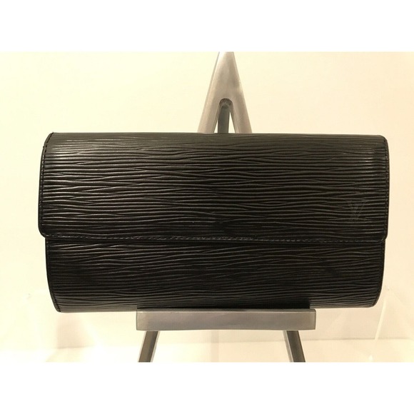 Louis Vuitton Handbags - LOUIS VUITTON Black Epi Sarah Wallet with Gold Hardware, Vintage LV